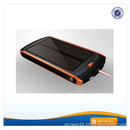 AWC351 Super Solar Energy 23000mAh Solar Power Bank Orange Can Pass CE ROHS 23000mAh Power Bank